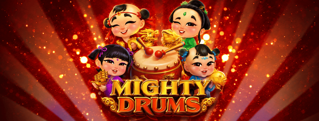 50 Free Spins No Deposit Bonus on Mighty Drums at Slots of Vegas